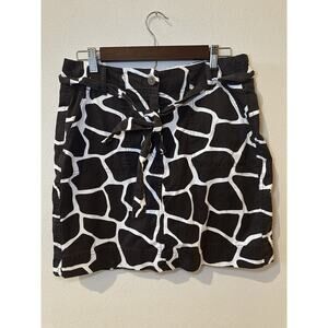 Lands End Cow Print Skirt Size 8